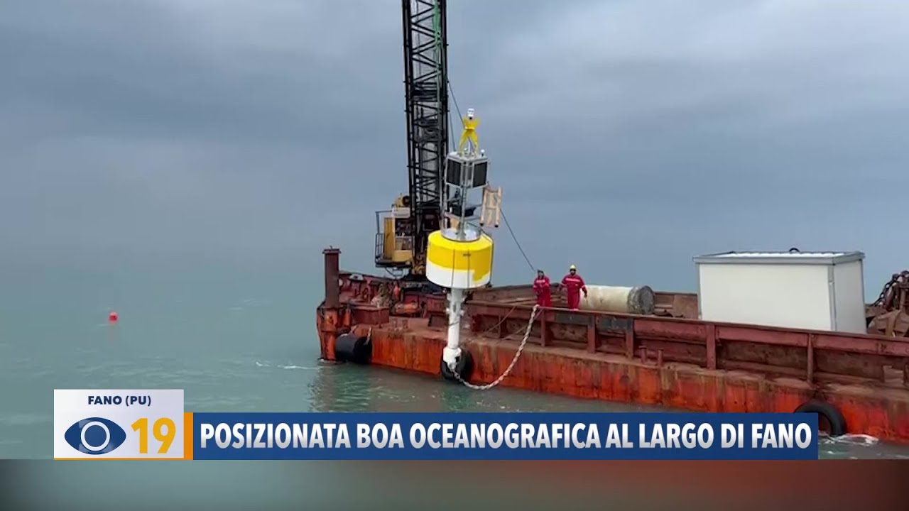 Posizionata Boa oceanografica al largo di Fano
