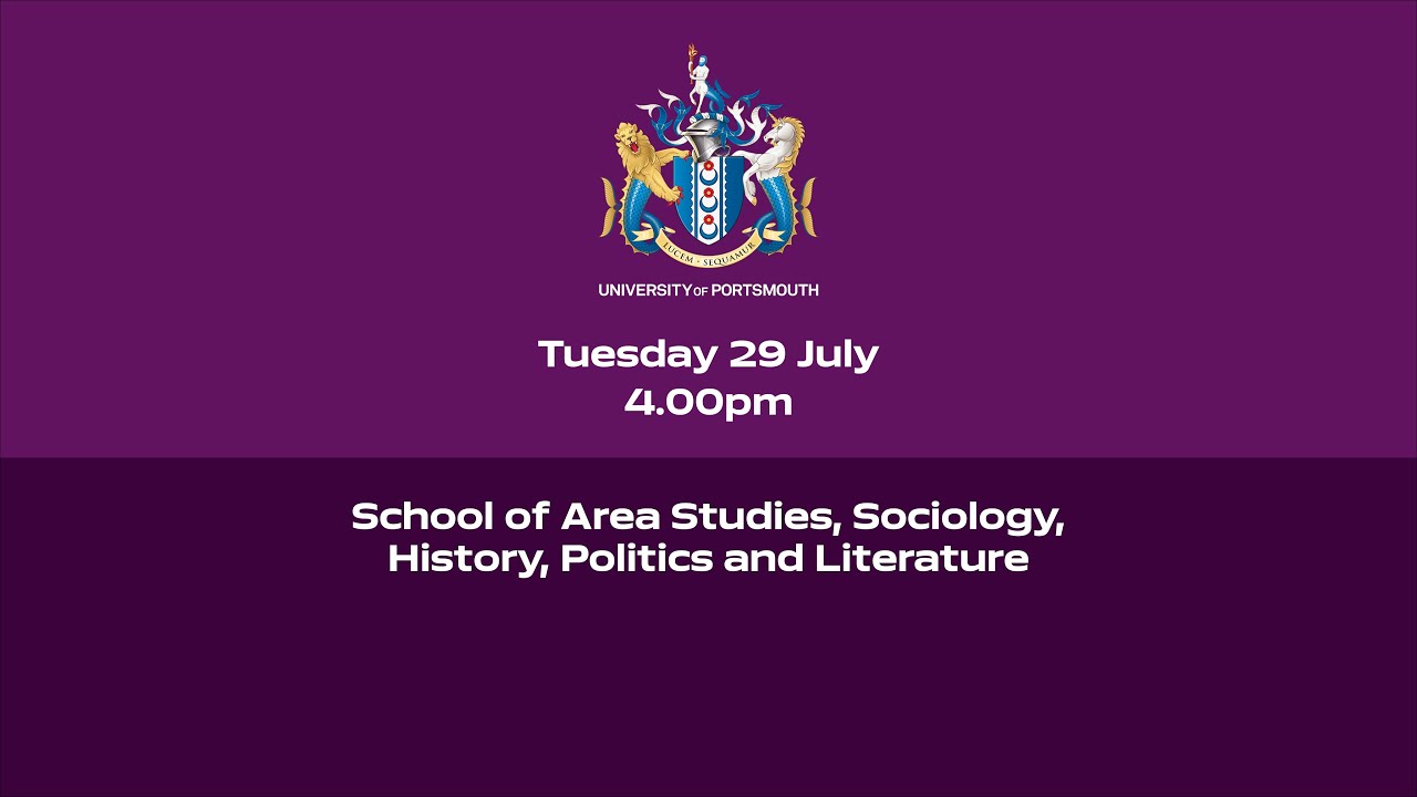 Graduation 2025 - School of Area Studies, Sociology, History, Politics and Literature
