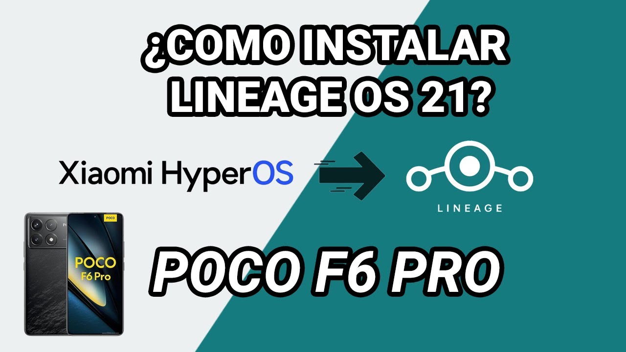 INSTALA LINEAGE OS 21 EN TU POCO F6 PRO | ANDROID 14 | POTENCIA ABSOLUTA