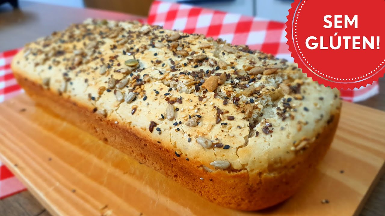 Receita de Pão SEM GLÚTEN fácil!