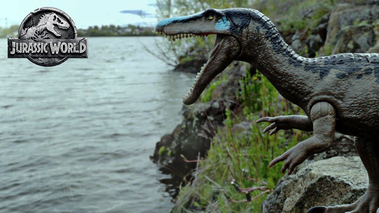 Обзор на Mattel Jurassic World Fallen Kingdom Roarivores Baryonyx