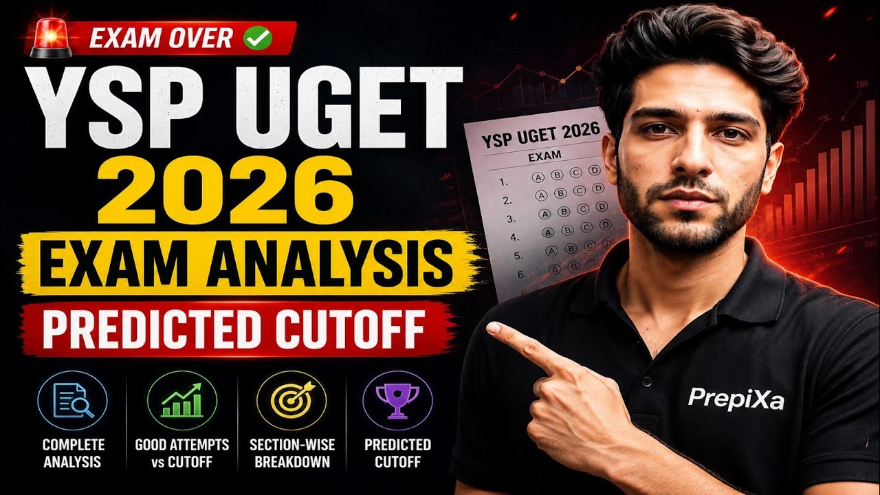 YSP UGET 2026 Exam Analysis🔥 Expected Cut Off, Good Attempts & Complete Paper Review | YSP UGET 2026