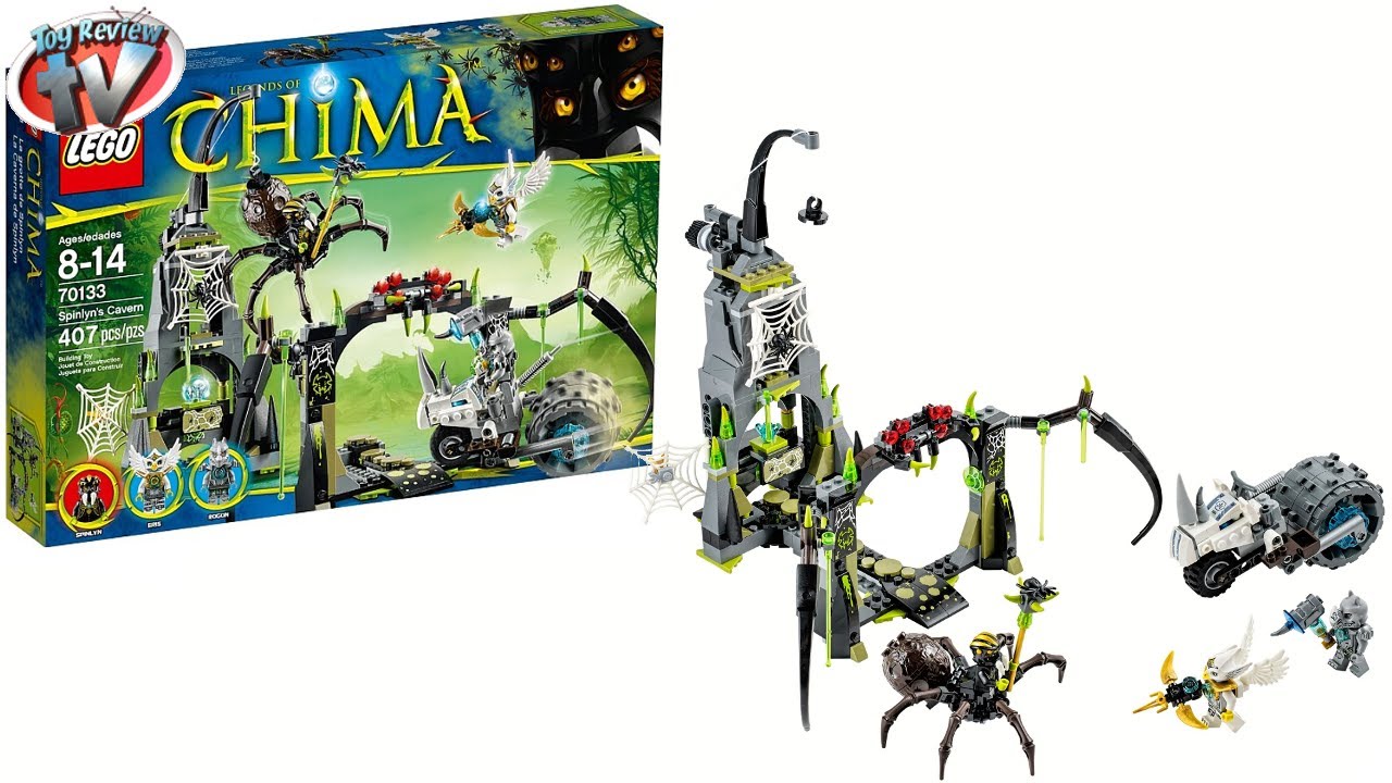 LEGO Chima 2014 Spinlyn's Cavern 70133 Toy Review