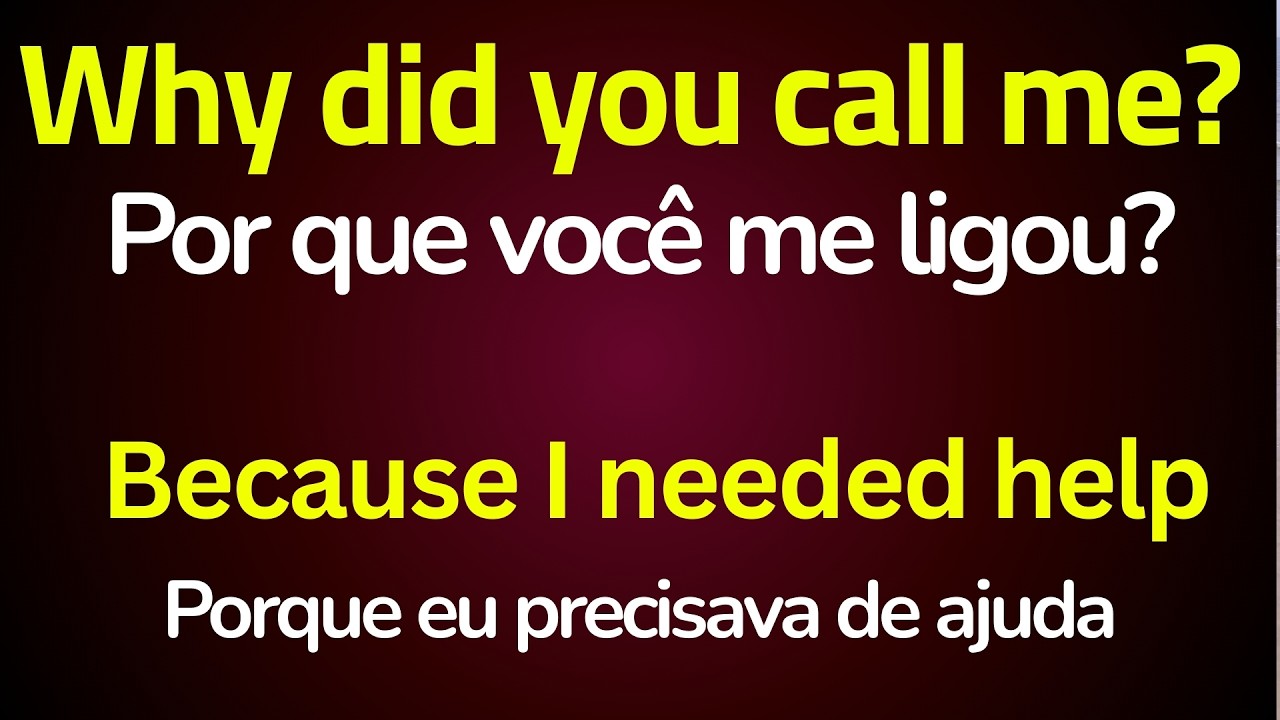 🔥 1000 PERGUNTAS EM INGLÊS PARA TREINAR SUA CONVERSAÇÃO TODOS OS DIAS 💬