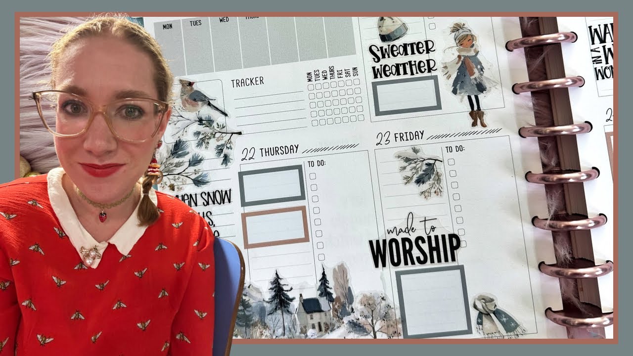 Winter Scenes Plan with Me