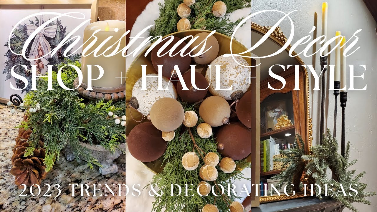 2023 CHRISTMAS DÉCOR - HOBBY LOBBY | Shop with Me + Haul + Style & Decorating Ideas | Top Trends