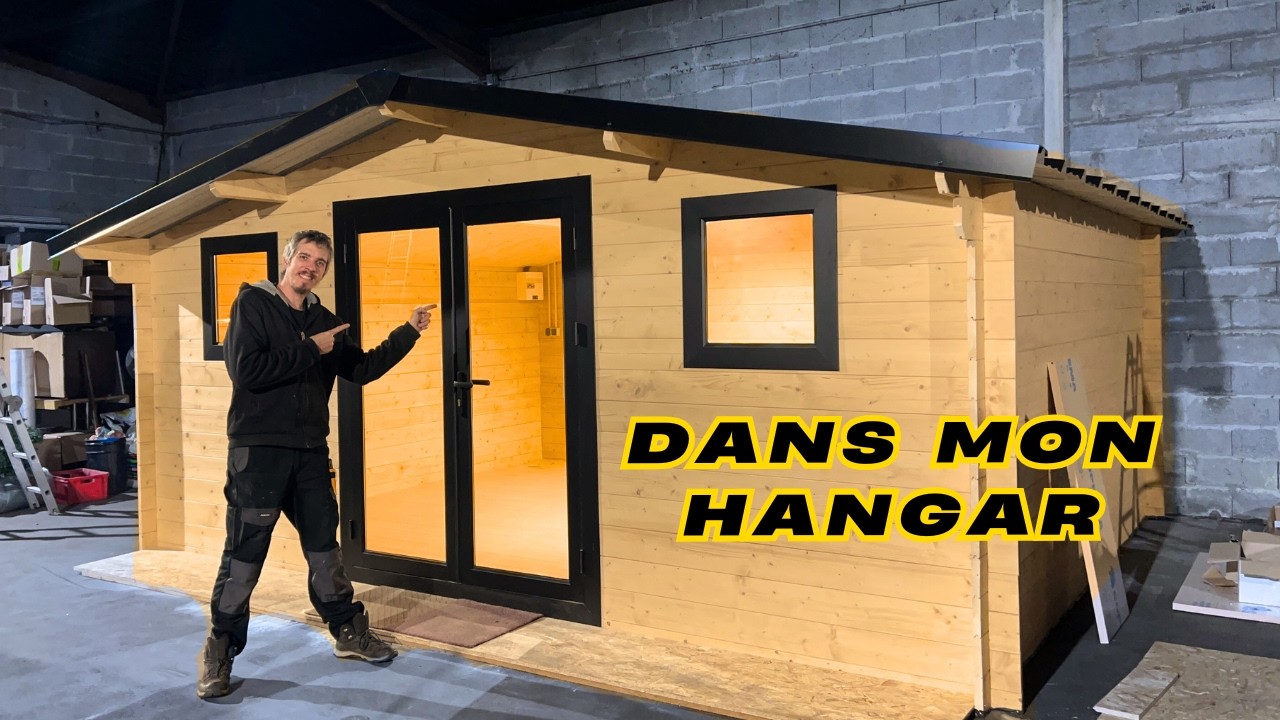 J’ai construit un chalet dans mon hangar
