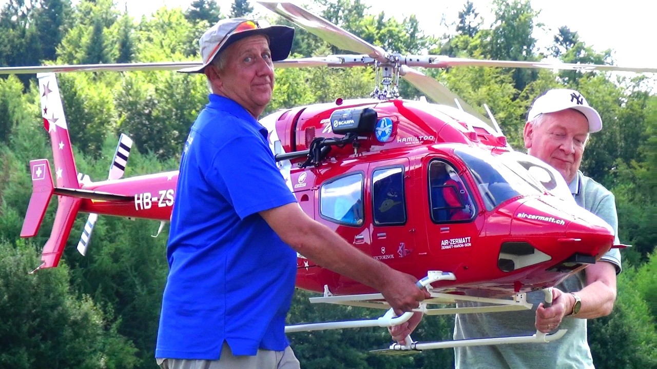Bell 429 Giant RC Helicopter Turbine Scale Model high detailed