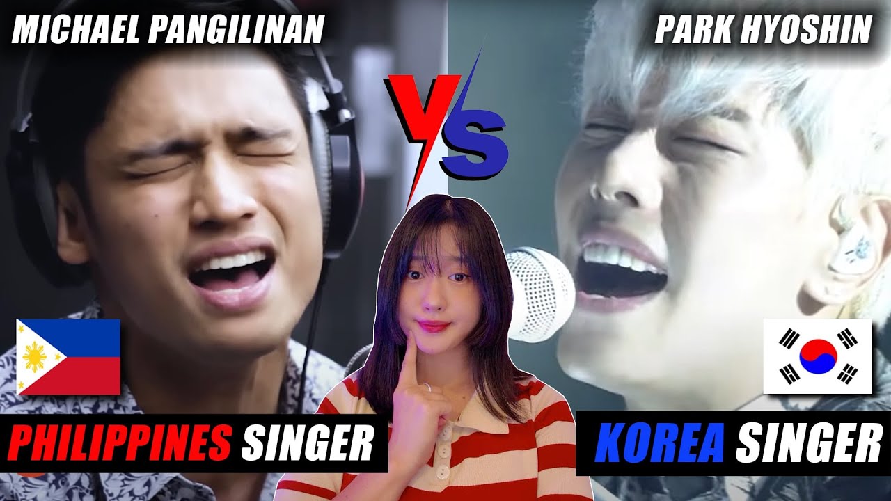 Filipino Vs. Korean Singers Battle/ Michael Pangilinan and Park Hyo Shin