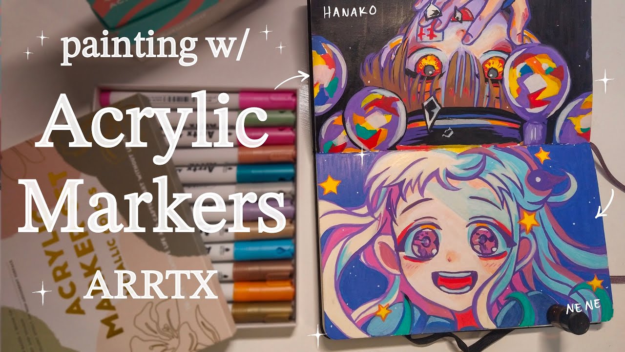 Intento pintar con ⟡˙marcadores acrílicos˙⟡ / ARRTX // sour.c.andy