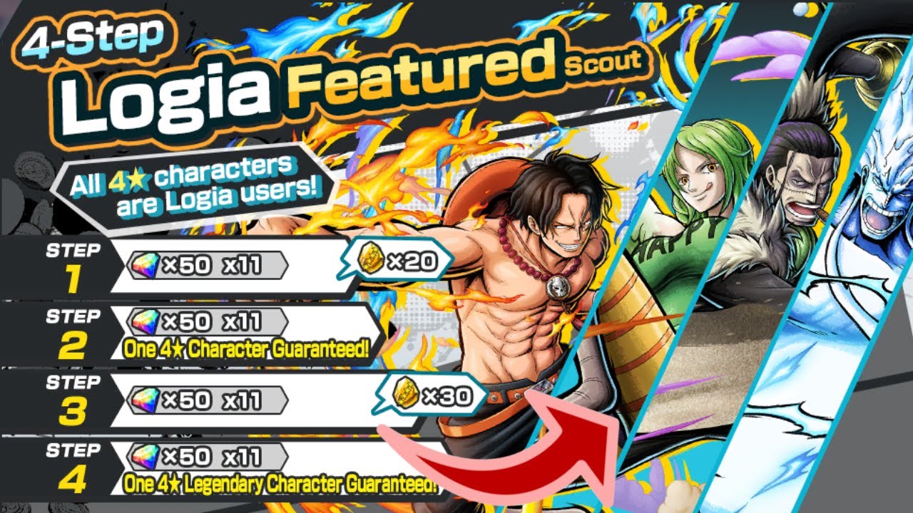 NEW LOGIA SCOUT SUMMONS ONE PIECE BOUNTY RUSH OPBR SUMMONS
