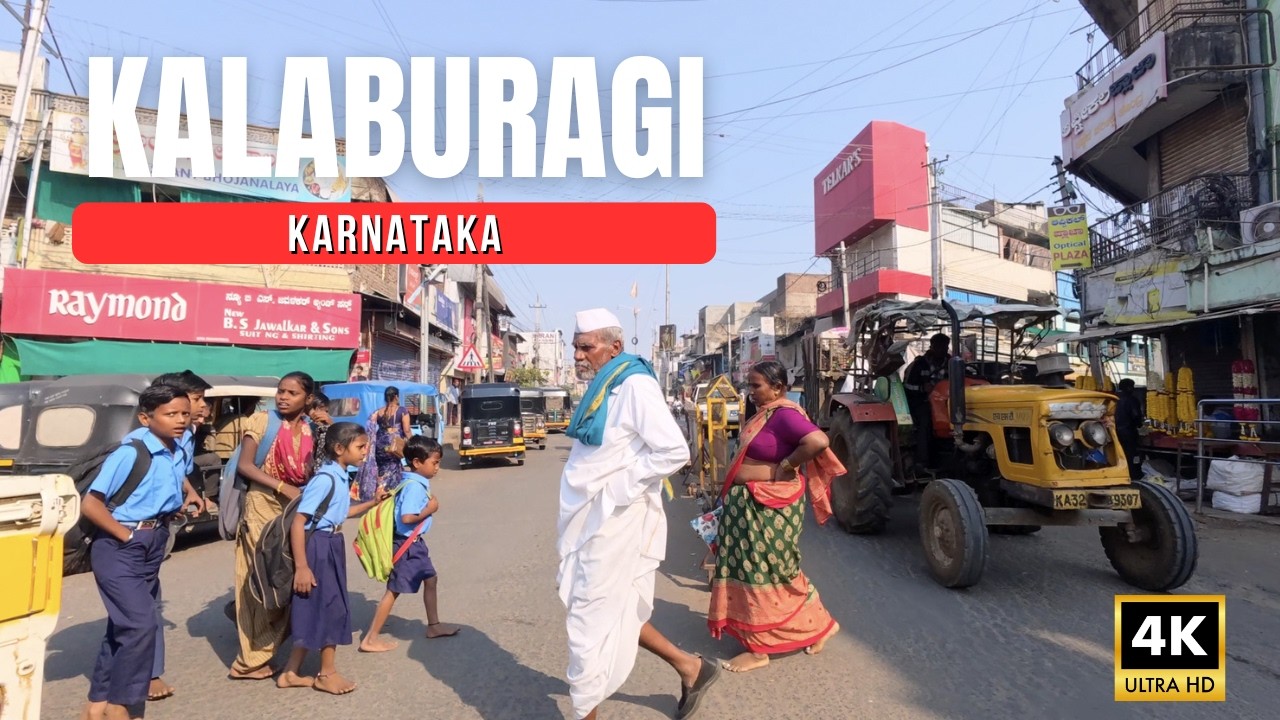 Kalaburagi Morning, Karnataka, India | Drive 2025