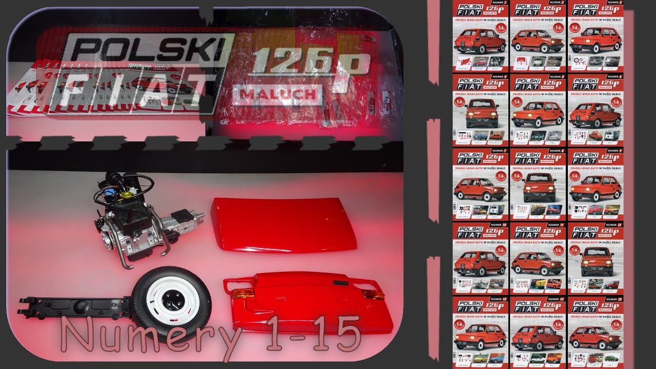 Hachette - Polski Fiat 126p - 4K - Numery 1-15 - Prezentacja i Montaż