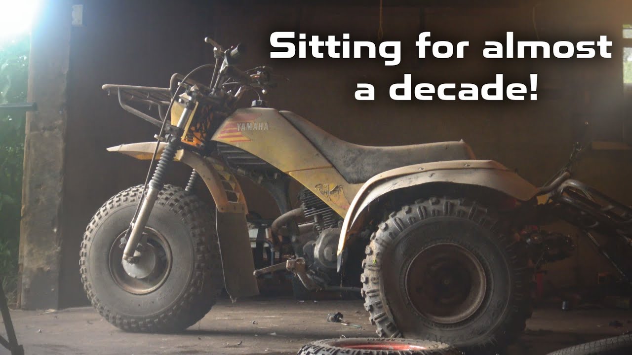 Old 1980s Yamaha three wheeler barn find brought back to life!