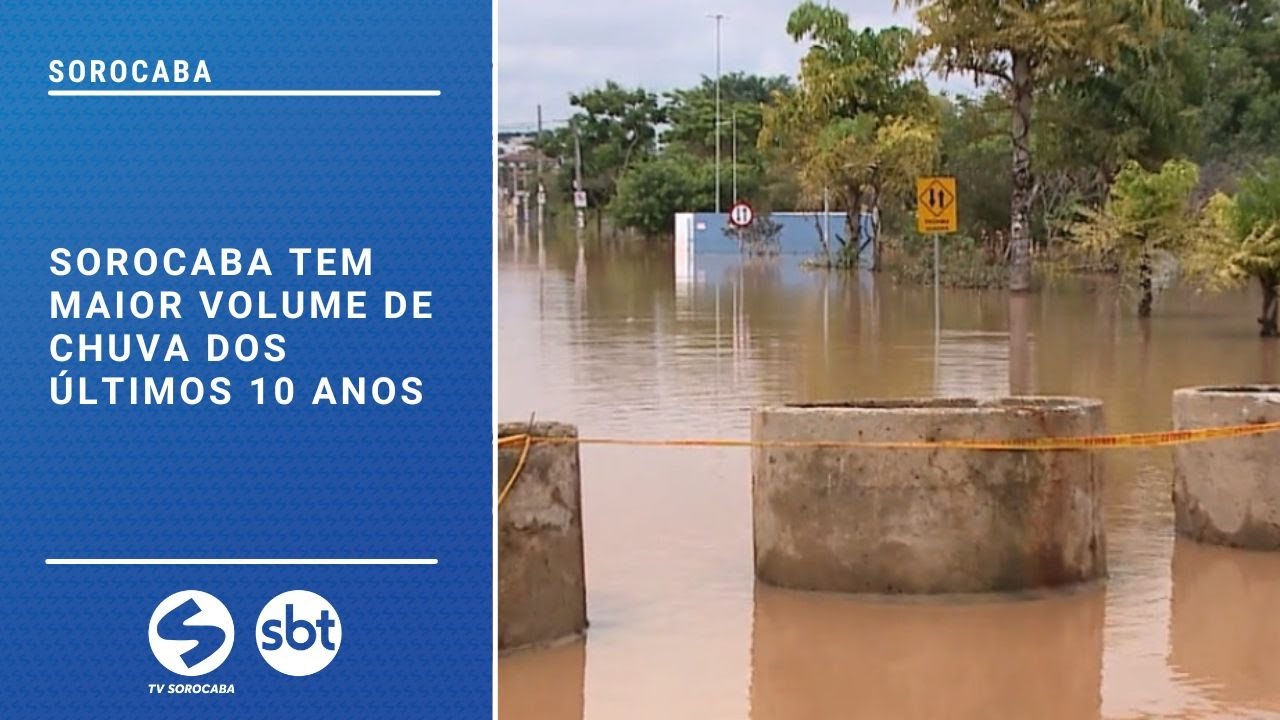 Sorocaba tem maior volume de chuva dos &uacute;ltimos 10 anos | TV Sorocaba SBT