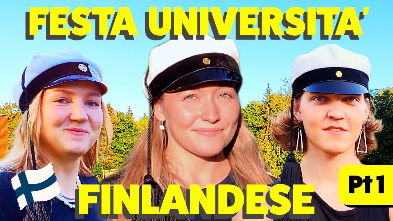 INTERVISTE in FINLANDIA agli STUDENTI UNIVERSITARI: DOMANDE alla FESTA delle MATRICOLE da ITALIANI