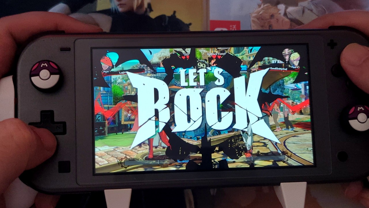Guilty Gear Strive On Switch Lite Is.... (Unboxing and Online Gameplay)