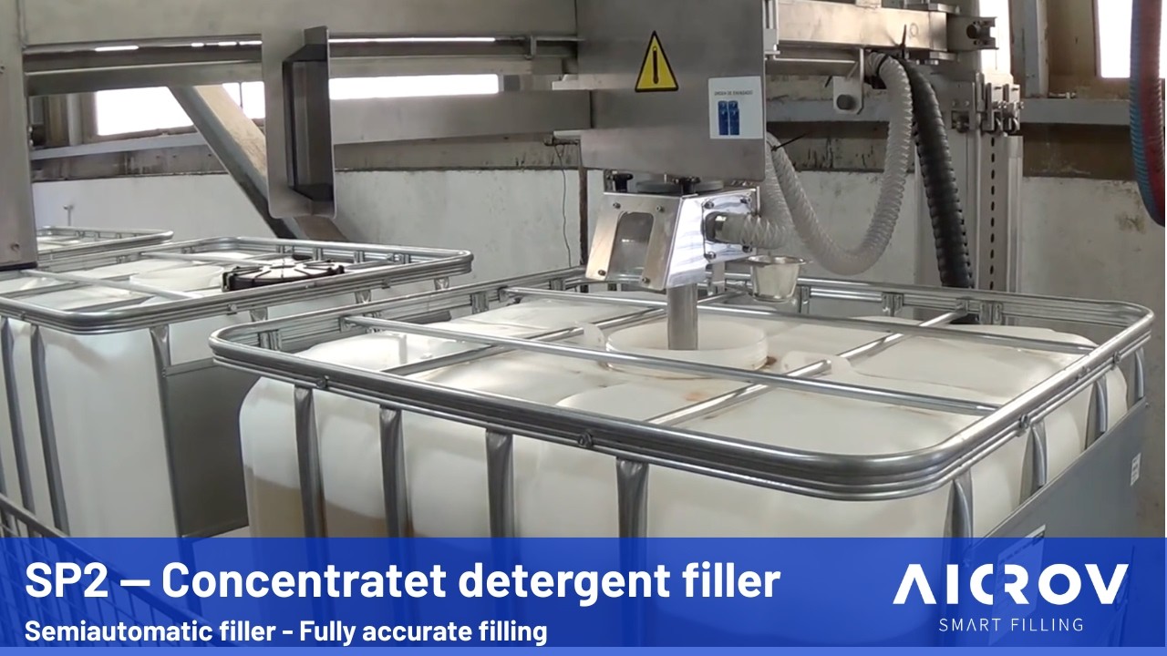 AiCROV – SP2 – Automatic Drum and IBC Filling Machine