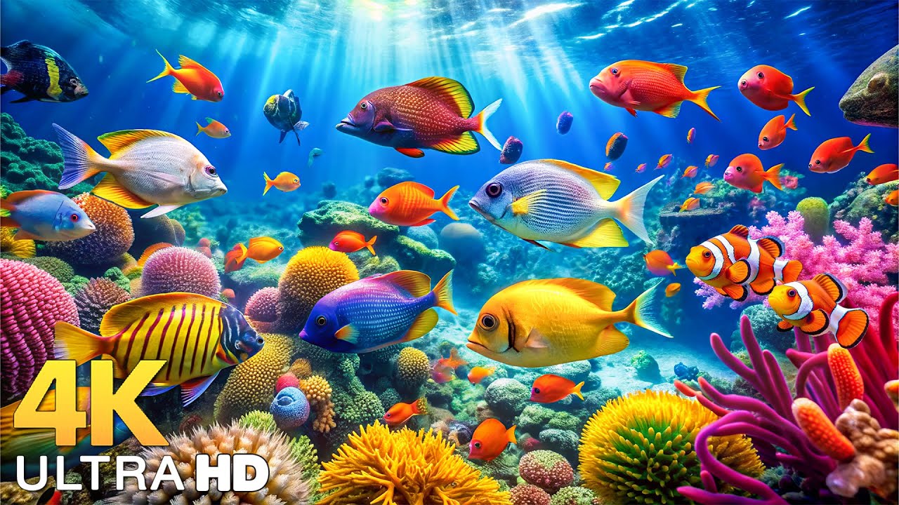 Incredible Aquarium 4K ULTRA HD | Dive Deep & Explore the Ocean's Hidden World - Dream Life #4