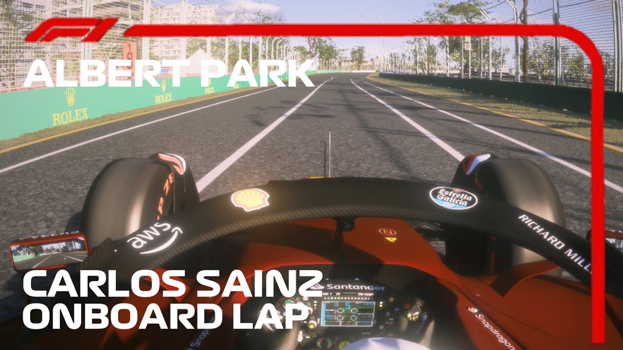 F1 2022 Carlos Sainz NEW ALBERT PARK MELBOURNE 2022 Onboard Lap | Asseto Corsa F1 2022