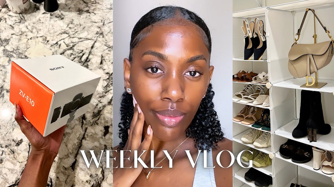DEALING WITH DEPRESSION, STOPPING HAIR CONTENT, SECRET TO DEFINE CURLS, NEW CAMERA, CLOSET REDO|VLOG