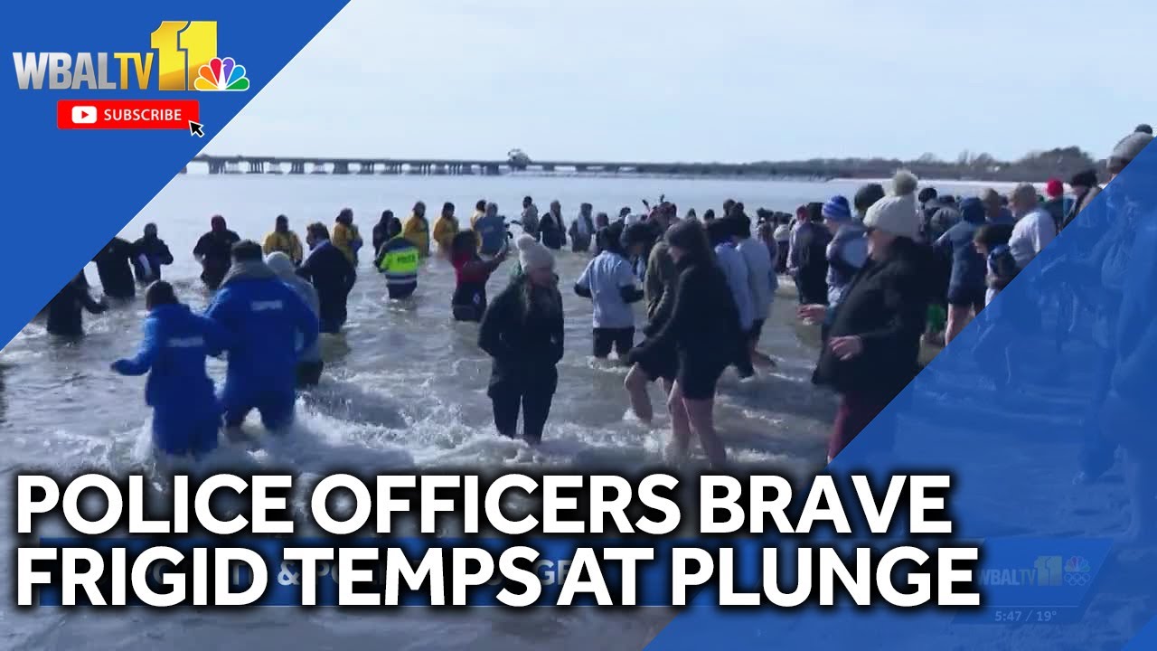 Dedicated police officers brave cold, plunge for Special Olympics of Maryland