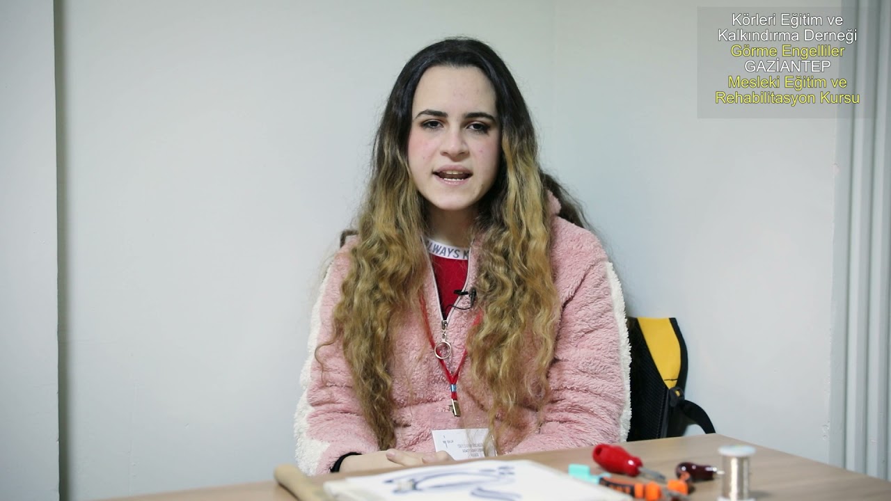 TÜRKİYE'DE BİR İLK İŞKUR aracılığı ile görme engelliler için filografi kursu açıldı