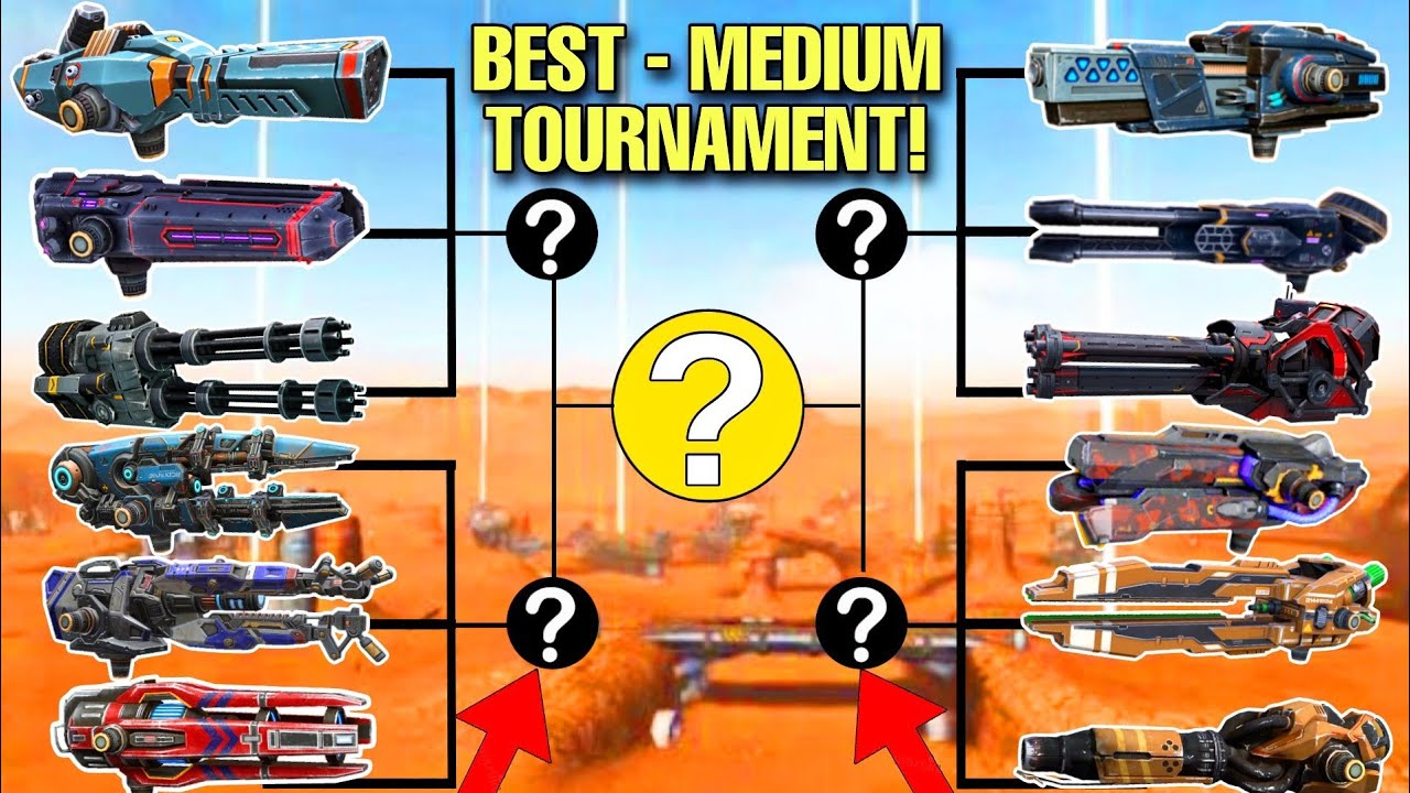 🔥 ALL MEDIUM WEAPONS TOURNAMENT! || WAR ROBOTS WR || BEST MEDIUM CHAMPIONSHIP! ||