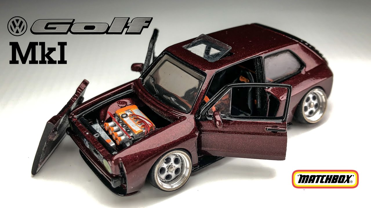 Volkswagen Golf MK1 fully hand made parts Matchbox Custom