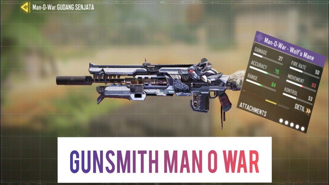 Gunsmith Man O War For Ranked | CODM