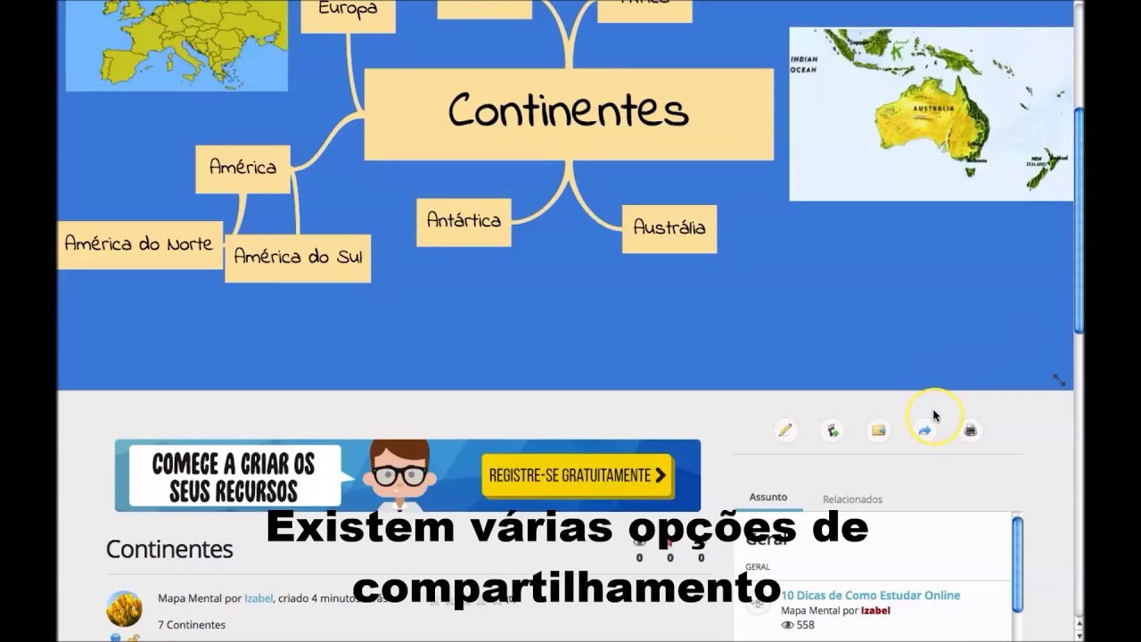 Tutorial GoConqr -  Mapa Mental
