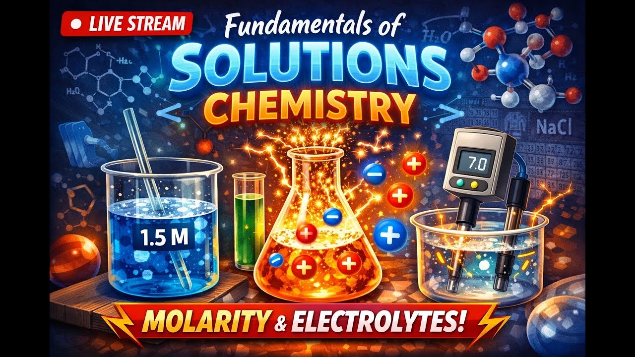 Fundamentals of Aqueous Chemical Solutions (Molarity and Electrolytes)