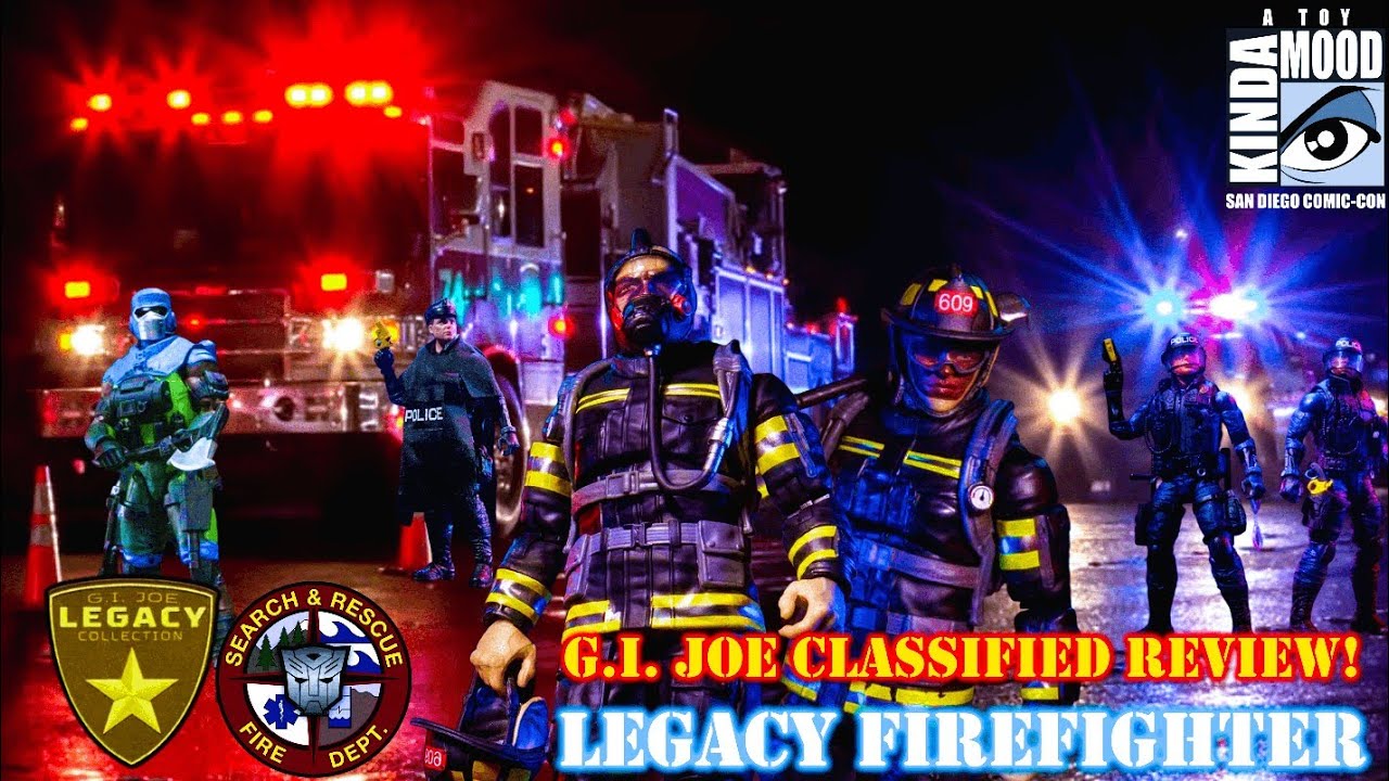 RELEASE THE POLICE! GIJoe Classified Legacy FIREFIGHTER Review