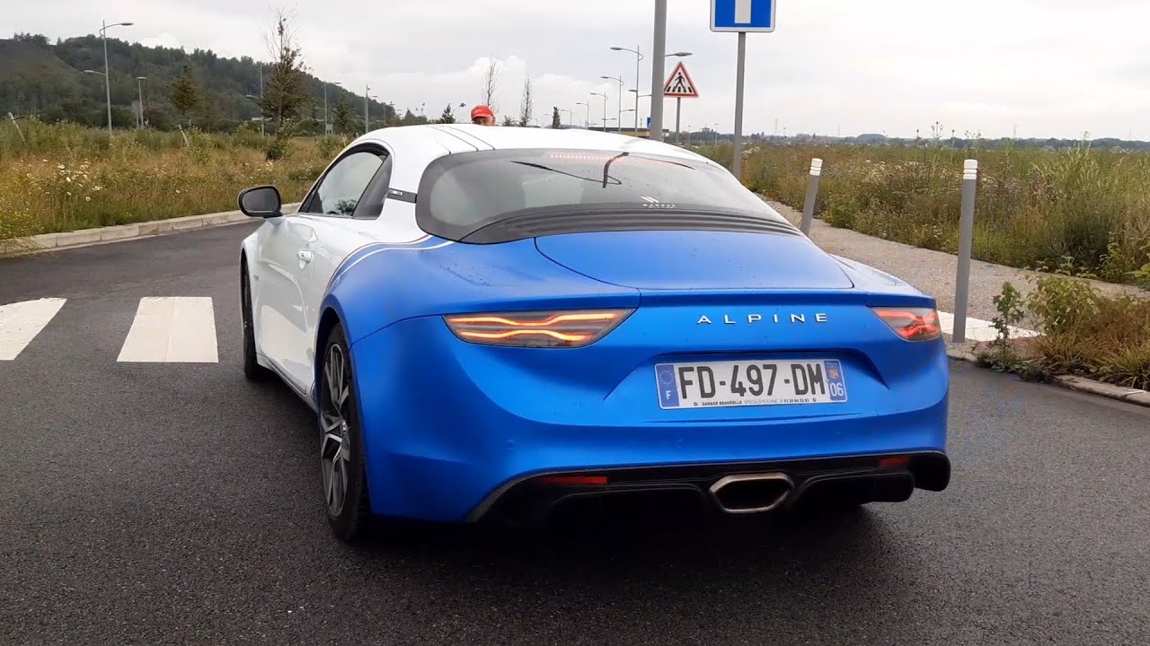 Alpine A110 Modified Exhaust - Accelerations & Crackle Sound !