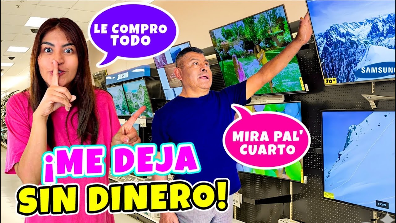 COMPRO TODO LO QUE TOCA MI PAPÁ 📺 ¡Sin saberlo! 🤫 | Conny Merlin