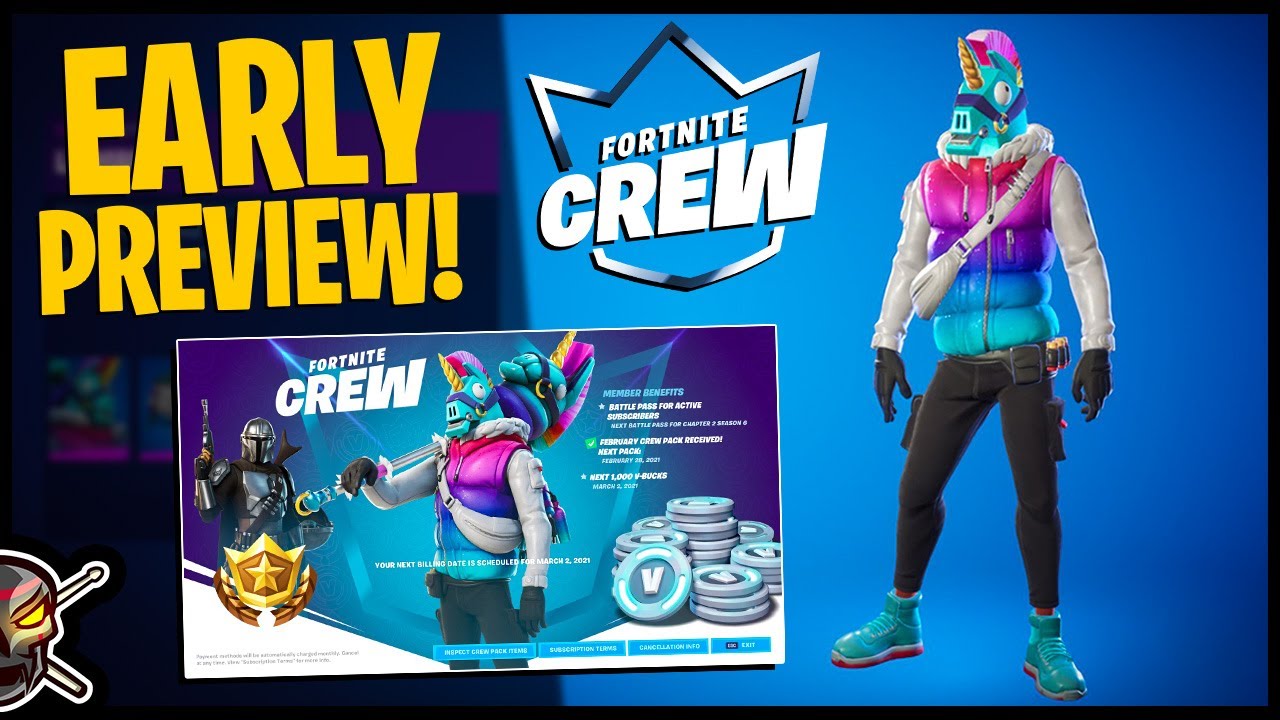 Fortnite Llambro CREW PACK Early Preview