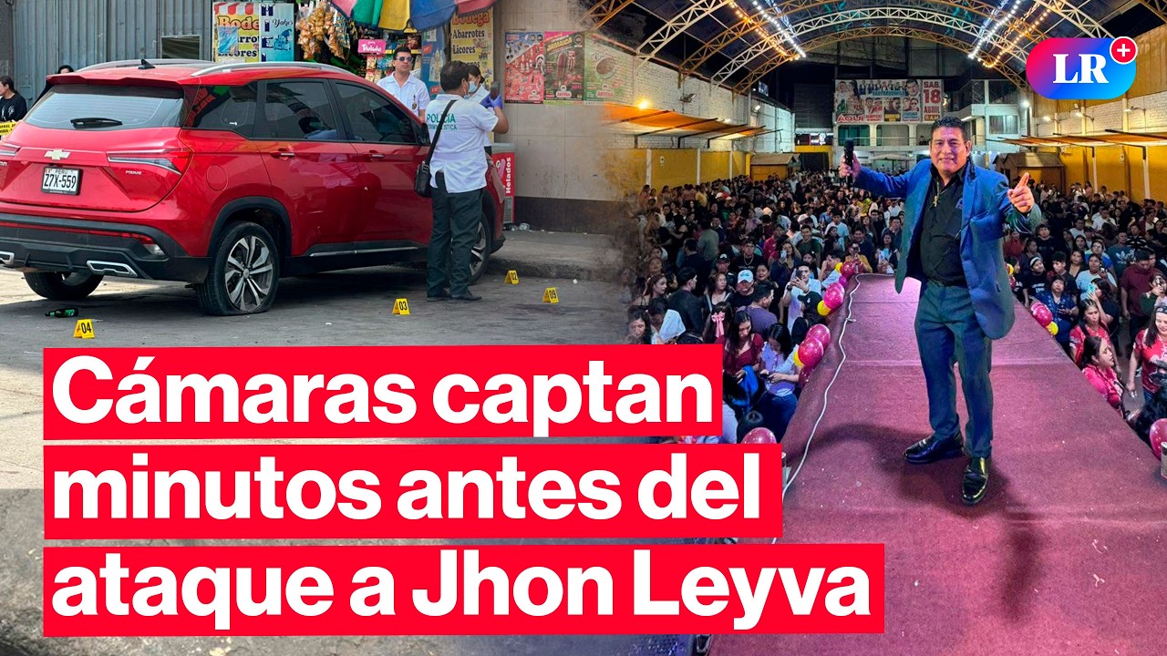 🔴Cámaras captan minutos antes del ataque a Jhon Leyva | #EnVivoLR