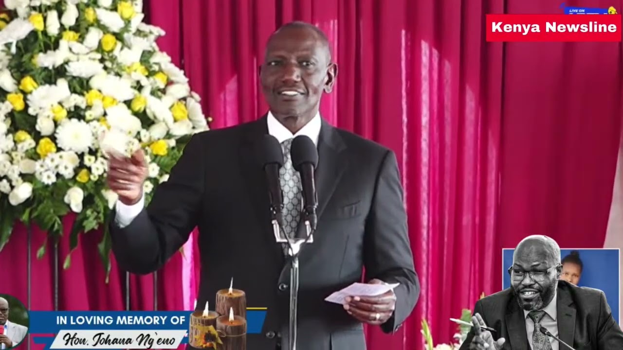 Pres.Ruto coded language in Kalenjin ordering Employment of various people at MP Ng'eno's burial