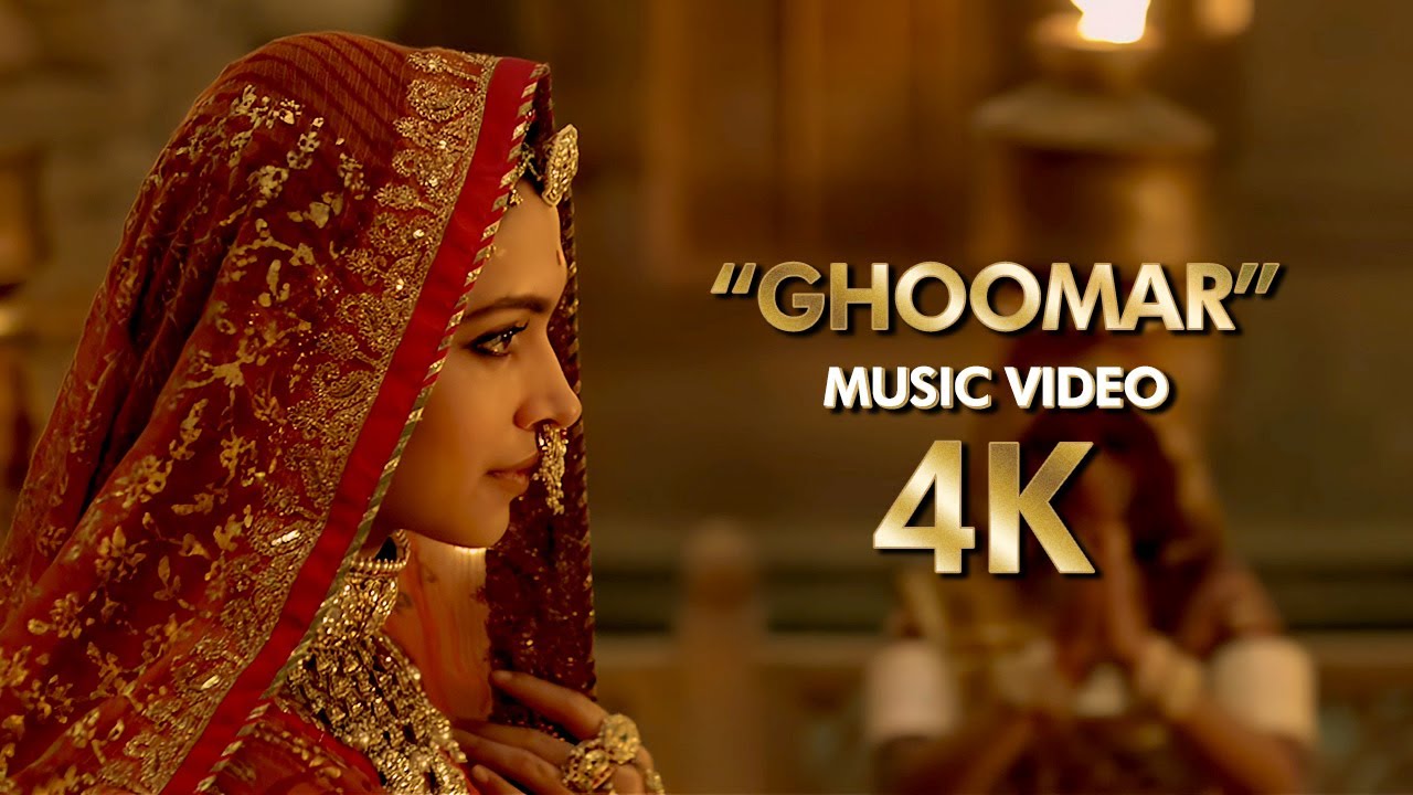 &ldquo;Ghoomar&rdquo; | 4K Music Video | 2018 Padmaavat Movie | B4K