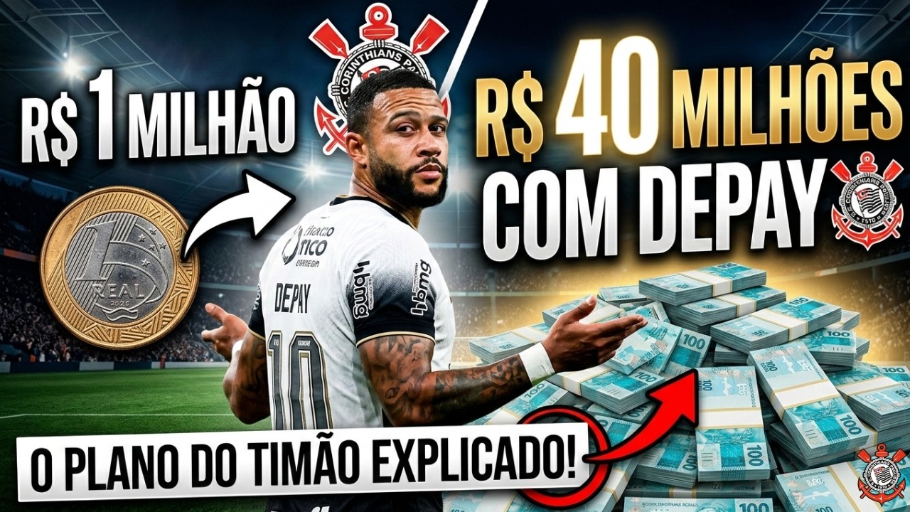 O PLANO DO CORINTHIANS QUE TRANSFORMOU 1 MILHÃO EM 40 MILHÕES COM DEPAY