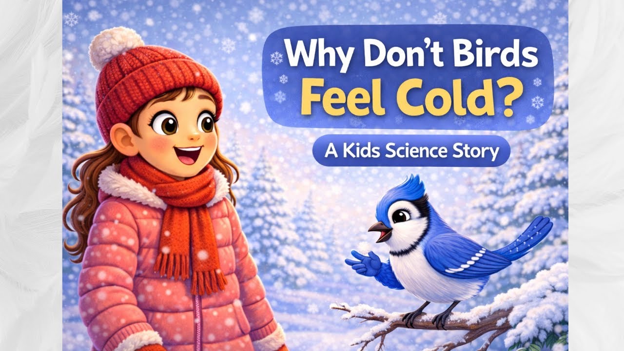 Why Don’t Birds Feel Cold in Winter? | Kids Science Story