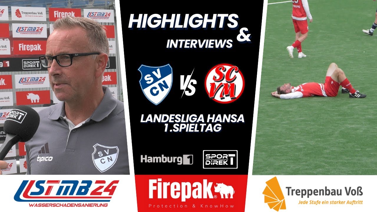 SV Curslack Neuengamme -  SC Vier und Marschlande 1. Spieltag Landesliga Hansa 24/25