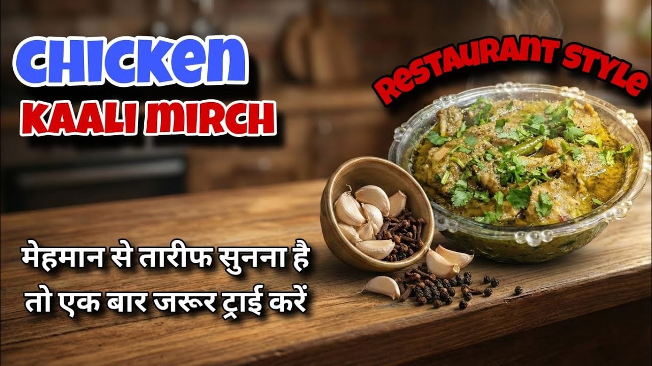 Chicken kaali mirch recipe | chicken kaali mirch | #viralvideo #trending #trendingrecipe 
