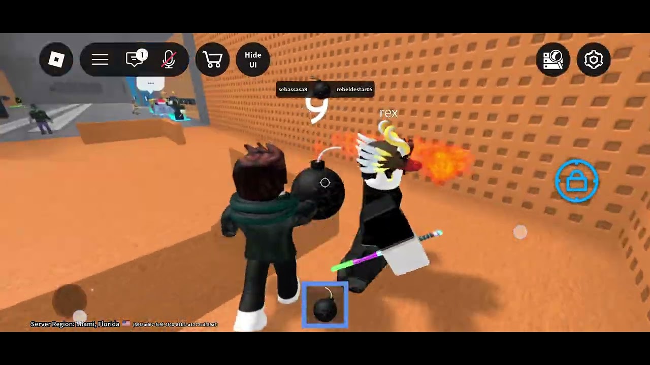Playing bump tag with my friend john 