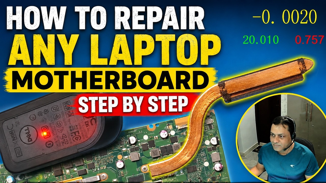 How to Repair Any Laptop Motherboard Step by Step | Professional Repair Techniques | ASUS X512FF