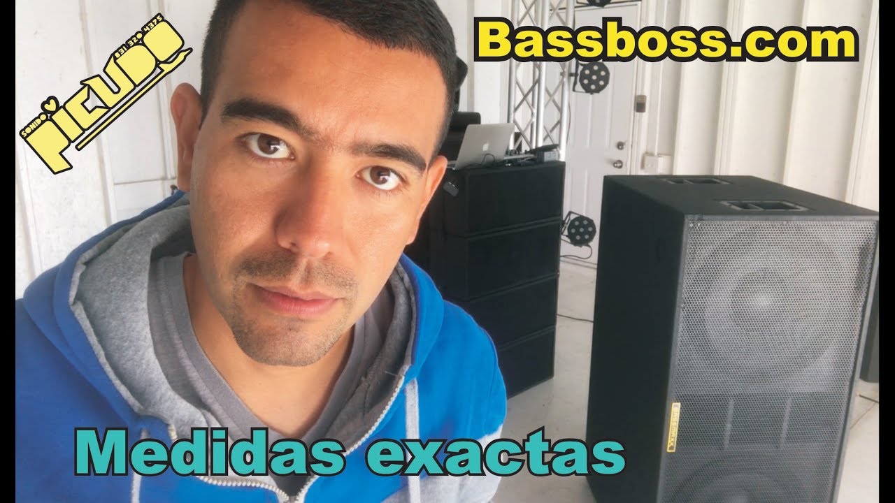 medidas para fabricar bajos doble 18
