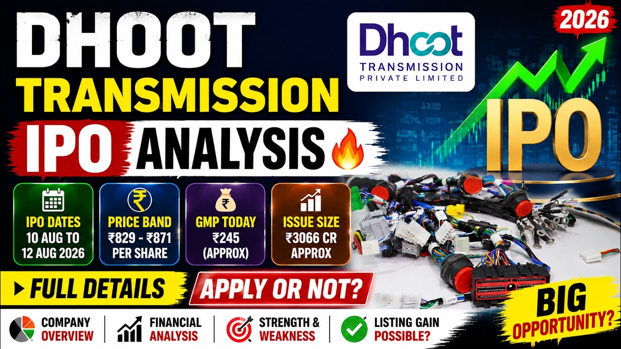 Dhoot Transmission IPO Review 2026 📊 | GMP ₹245 🚀 | Listing Gain? Apply or Avoide!