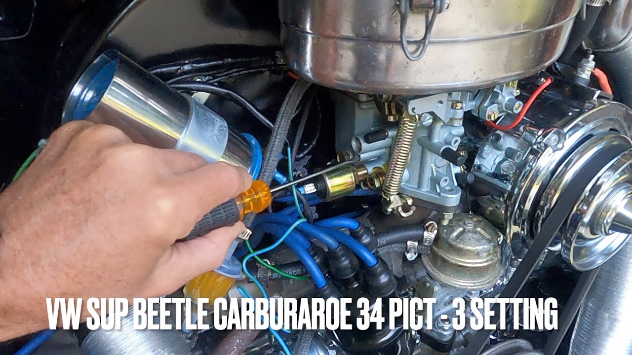 VW Carb Idle setting for 34 PICT 3