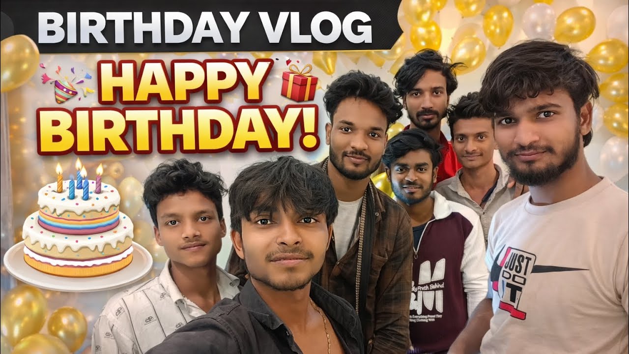 Me brithday party 🥳 vlog viral 07 please sport me 🙏