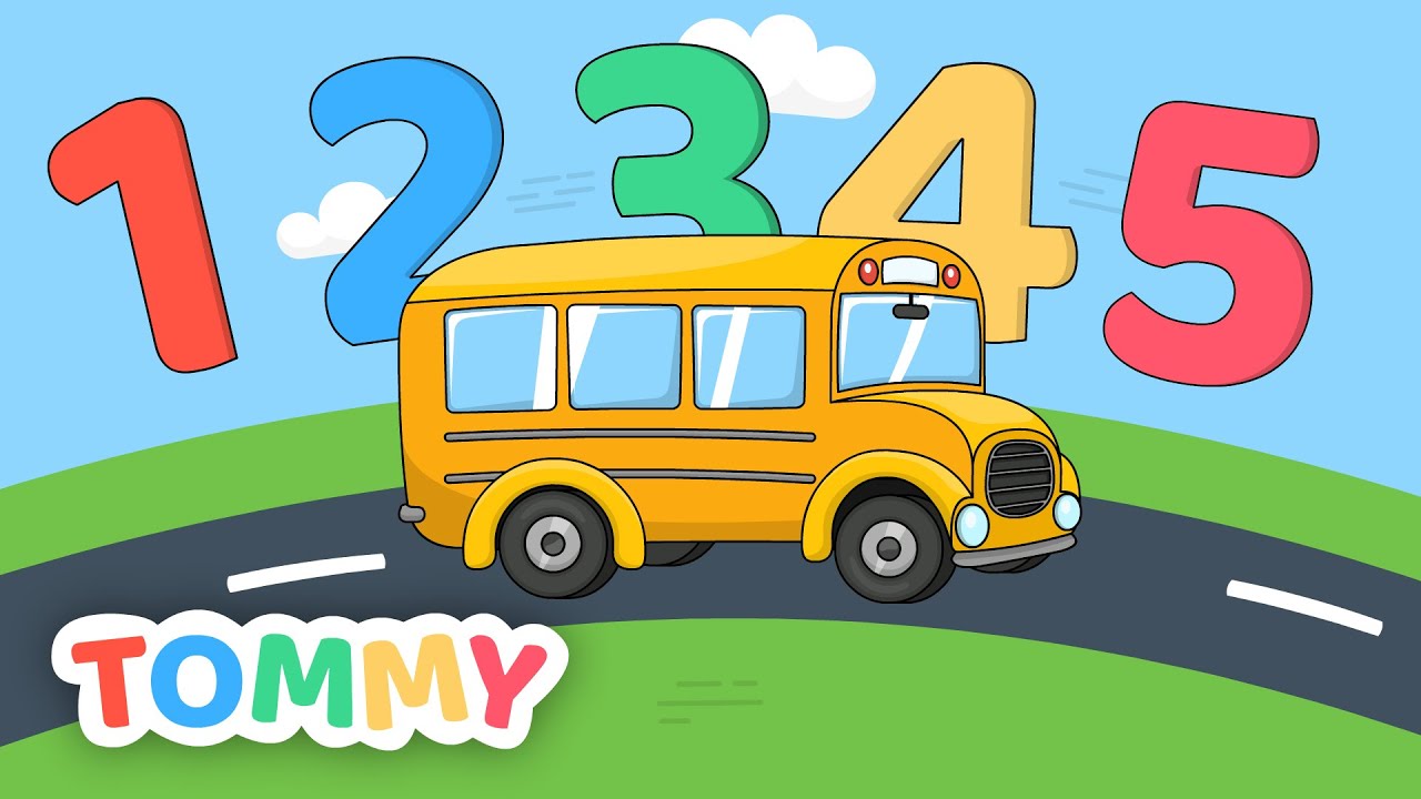 Wheels on the Bus Numbers Song | Numbers Song for Kids